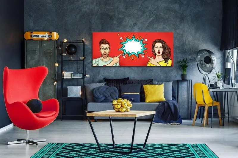 Pop art interior design: odważne kolory i stylowe wnętrza
