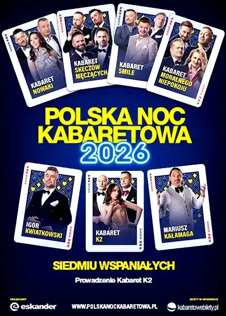 Bilety na wydarzenia kabaretowe