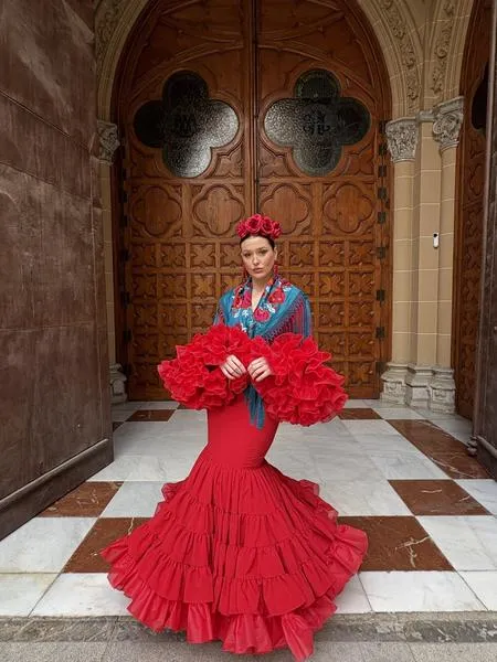 Ubiór w tańcu flamenco